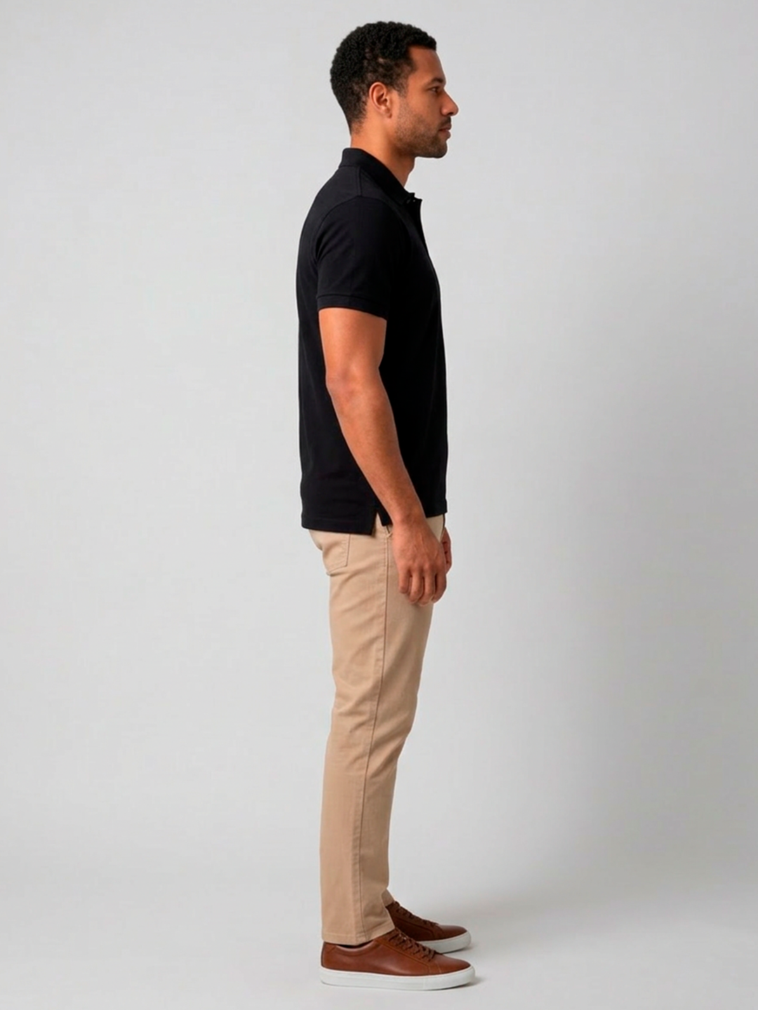 POLO PIQUET GOLD PRETA