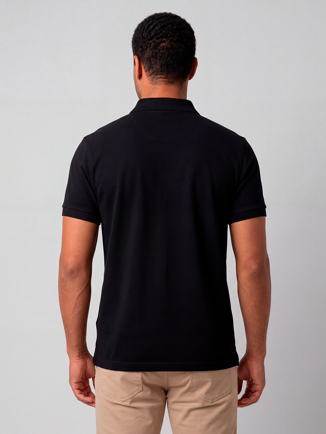 POLO PIQUET GOLD PRETA